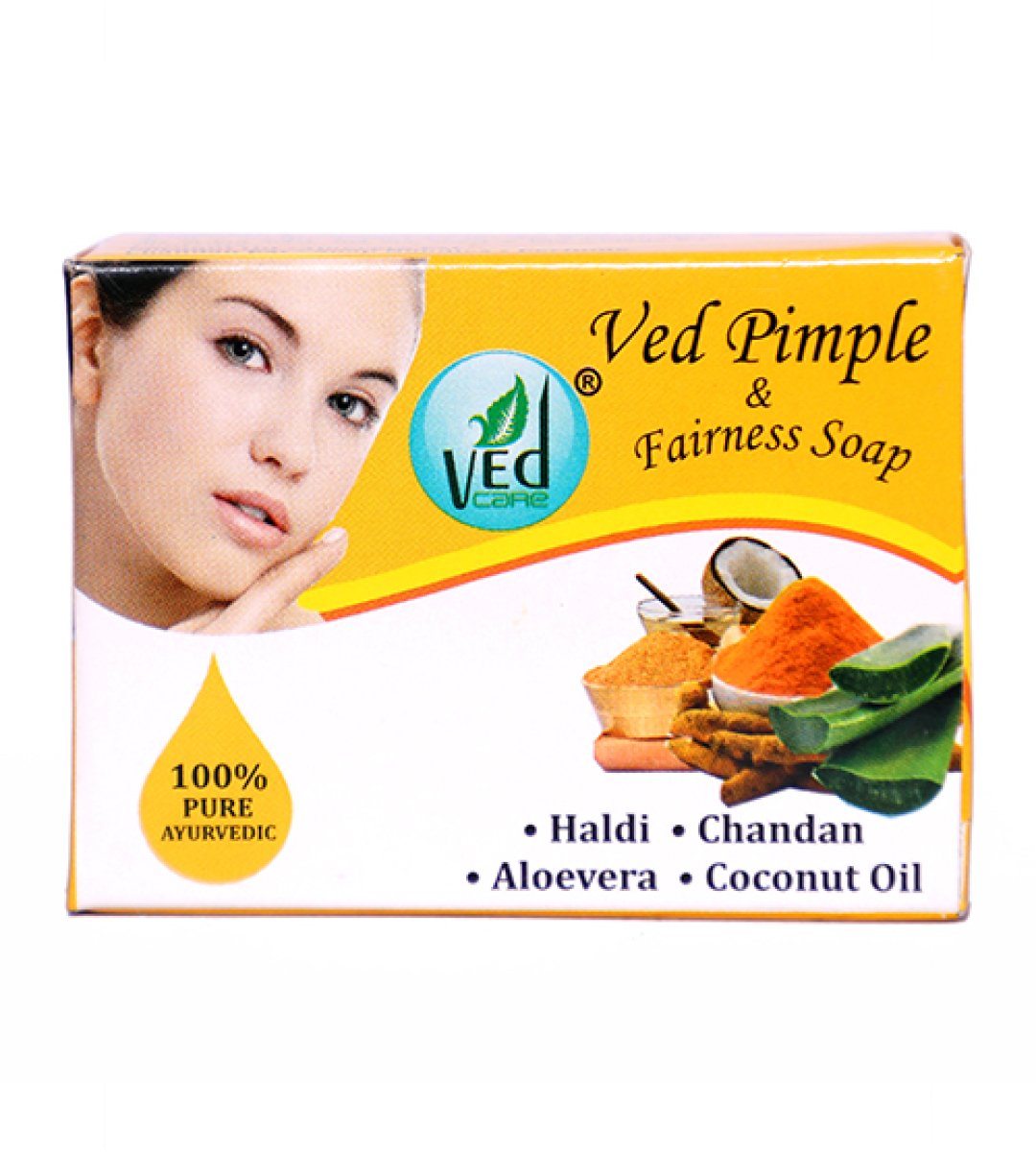 Vedcare Pimple & Fairness Soap.